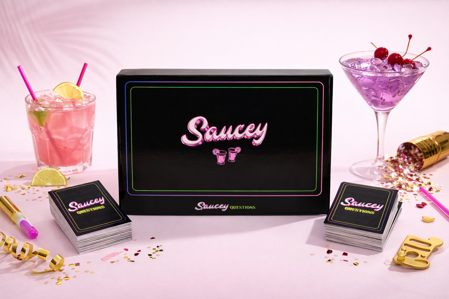 Saucey Questions: The Ultimate Adult Game Night Experience
